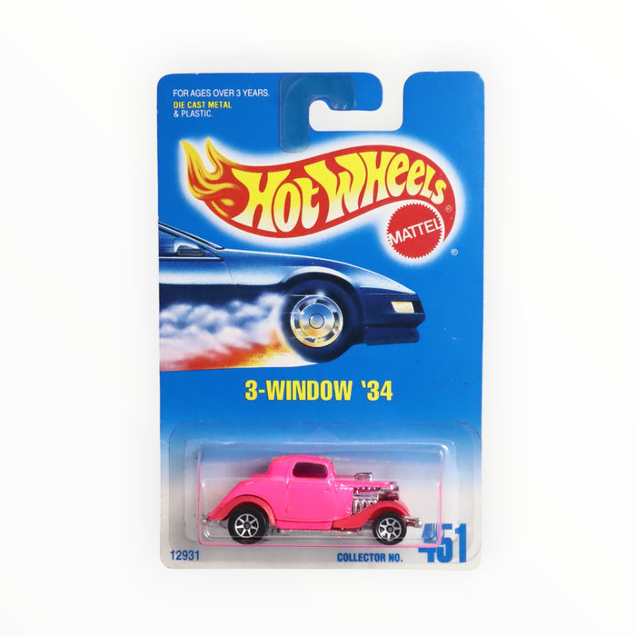 Hot Wheels 3-Window '34 - Mainline (1996) #451