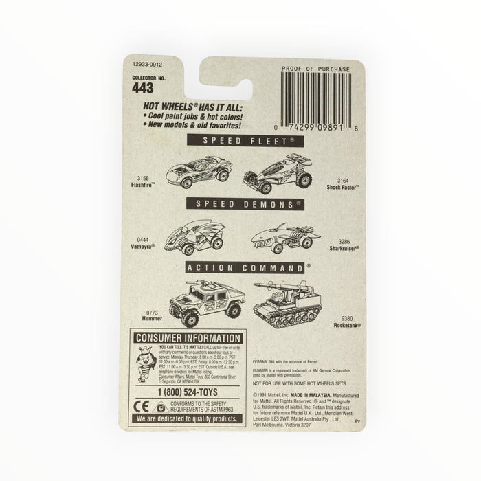 Hot Wheels Ferrari 348 - Mainline (1996) #443