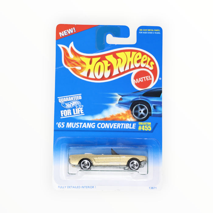 Hot Wheels '65 Mustang Convertible - Mainline (1996) #455