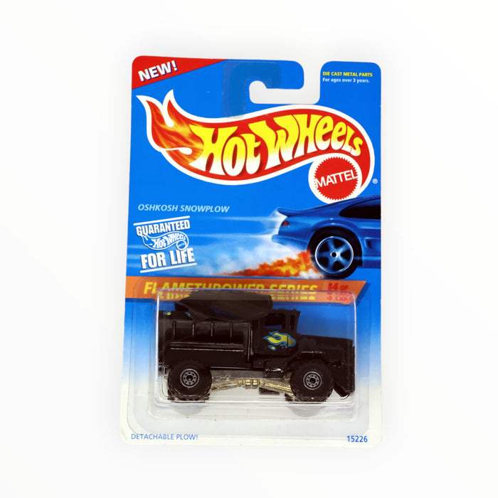 Hot Wheels Oshkosh Snowplow - Mainline (1996) #387