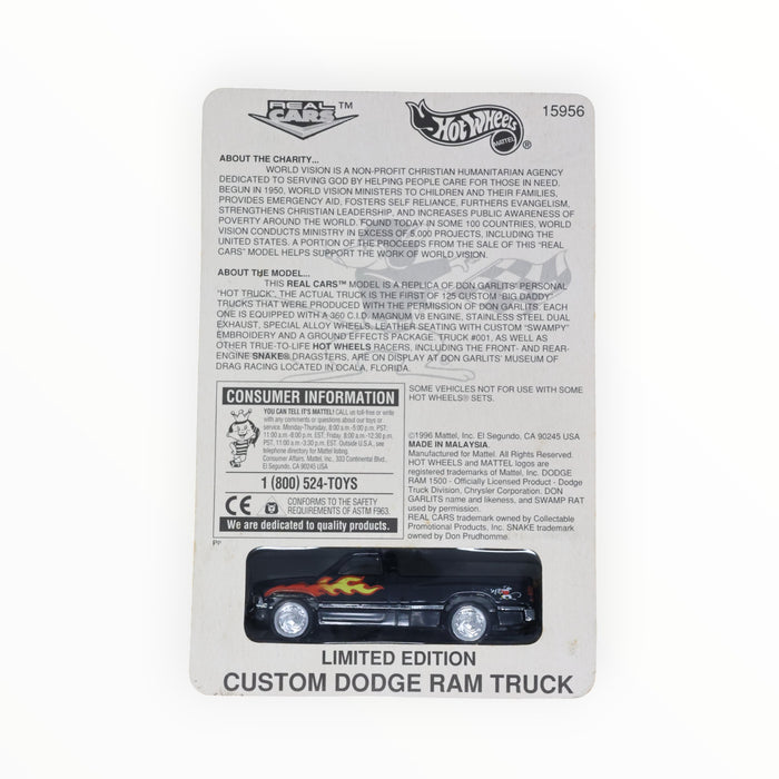 Hot Wheels Custom Dodge Ram Truck (Don Garlits) Special Edition (1996)