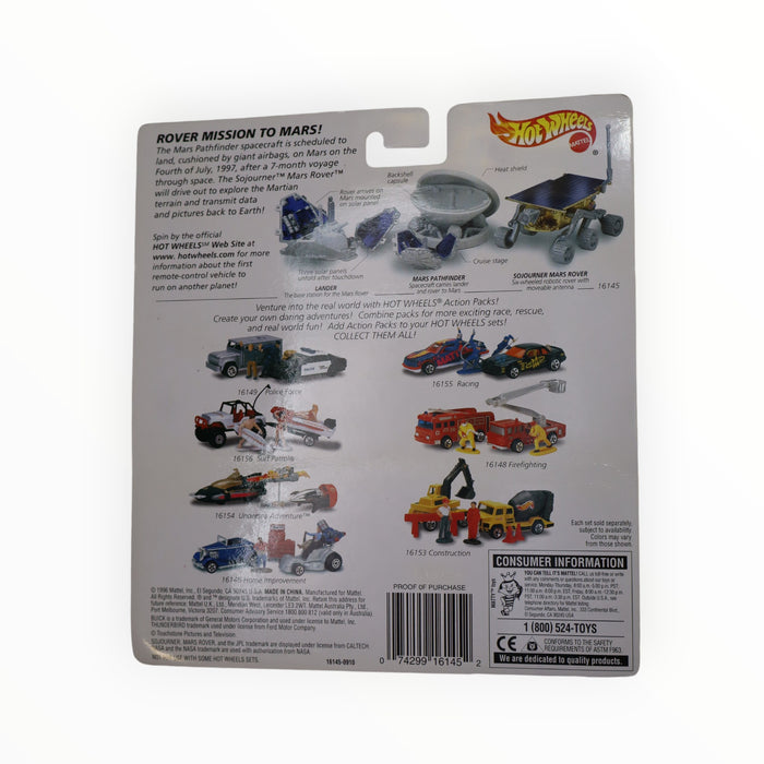 Hot Wheels JPL Sojourner Mars Rover - Action Packs (1997)