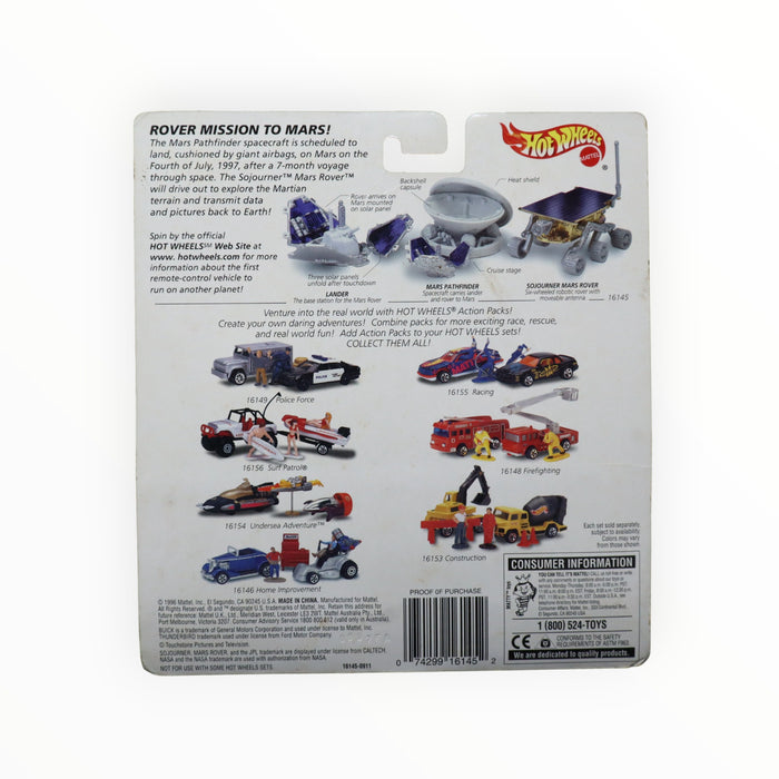 Hot Wheels JPL Sojourner Mars Rover - Action Packs (1997)