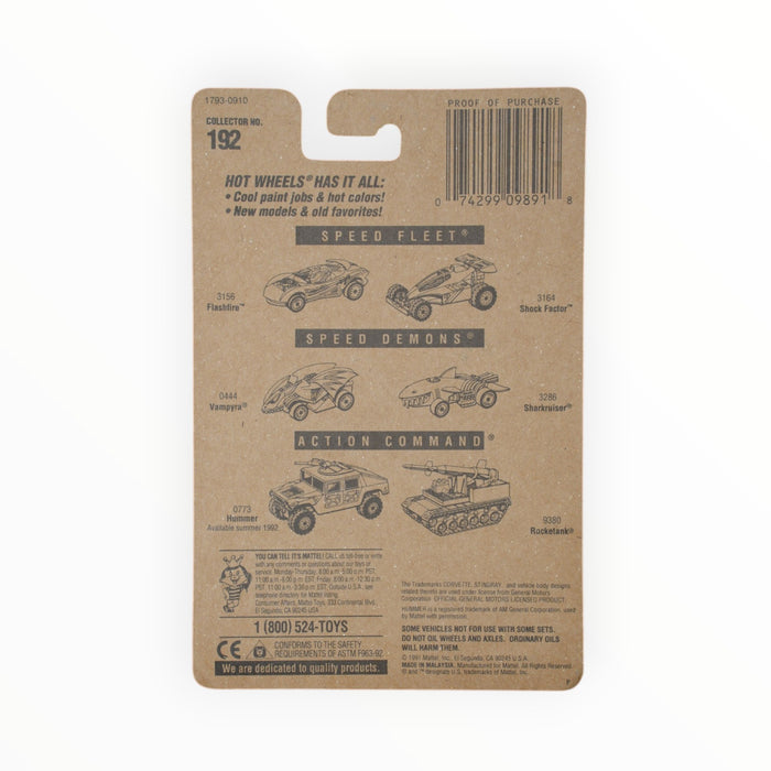 Hot Wheels Corvette Stingray - Mainline (1992) #192