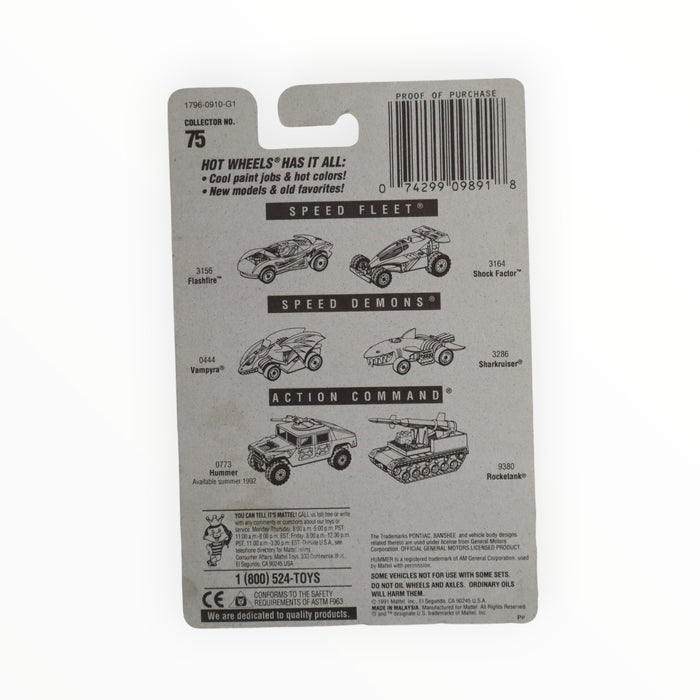 Hot Wheels Pontiac Banshee - Mainline (1995) #75