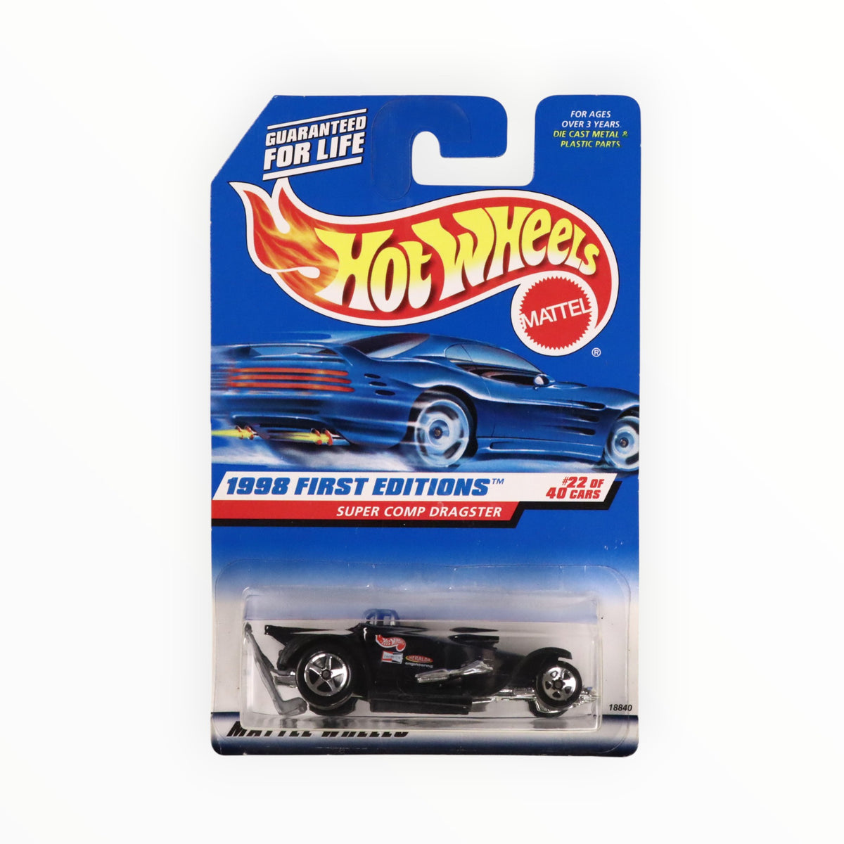Hot Wheels Super Comp Dragster - Mainline (1998) #655 — 99Diecast