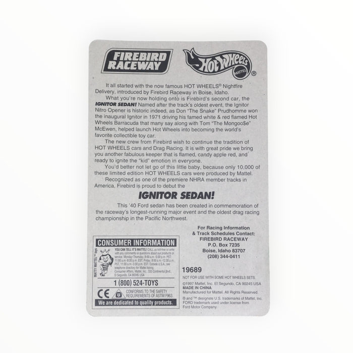 Hot Wheels Ignitor Sedan! (Firebird Raceway) Promo (1998)