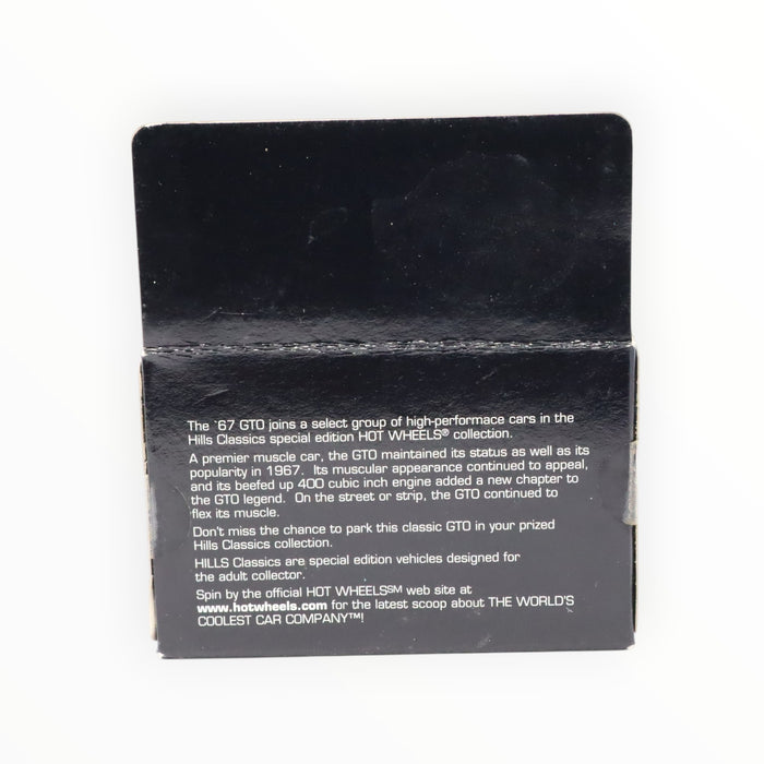 Hot Wheels '67 Pontiac GTO - Classic Limited Collector Edition (1998)