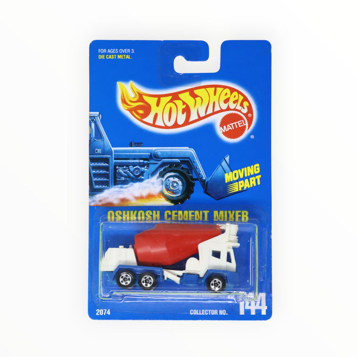 Hot Wheels Oshkosh Cement Mixer - Mainline (1992) #144