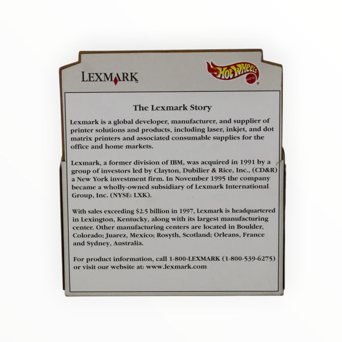 Hot Wheels 3-Window '34 (Lexmark) Promo (1998)