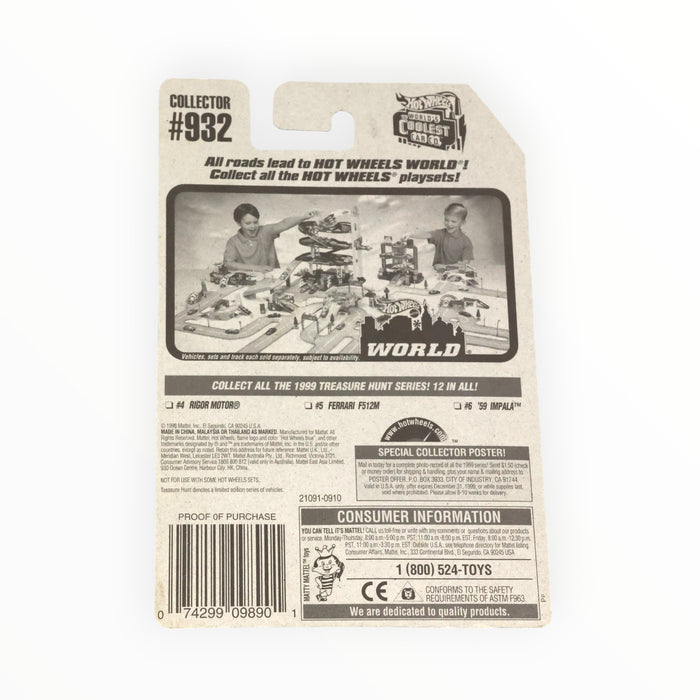 Hot Wheels Rigor Motor (Treasure Hunt) 1999 - #932