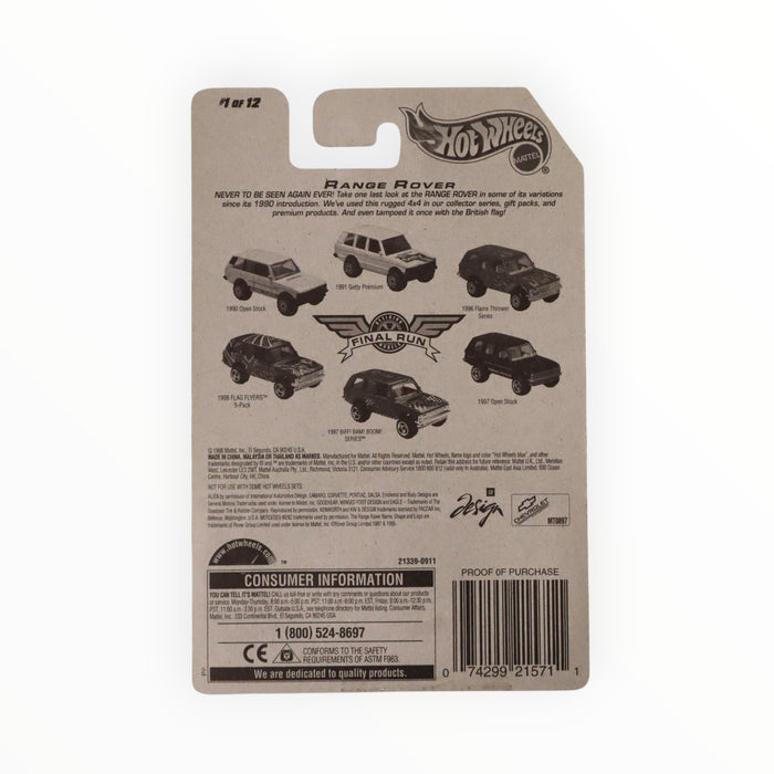 Hot Wheels Range Rover - Mainline (1999)