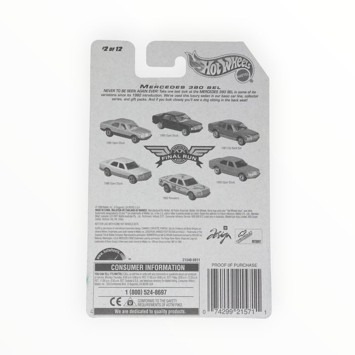 Hot Wheels Mercedes 380 SEL - Mainline (1999)