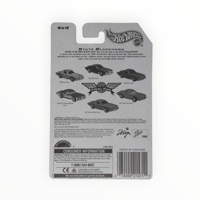 Hot Wheels Stutz Blackhawk - Mainline (1999)