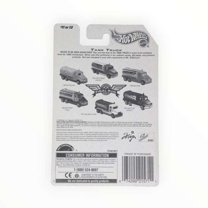 Hot Wheels Tank Truck - Mainline (1999)
