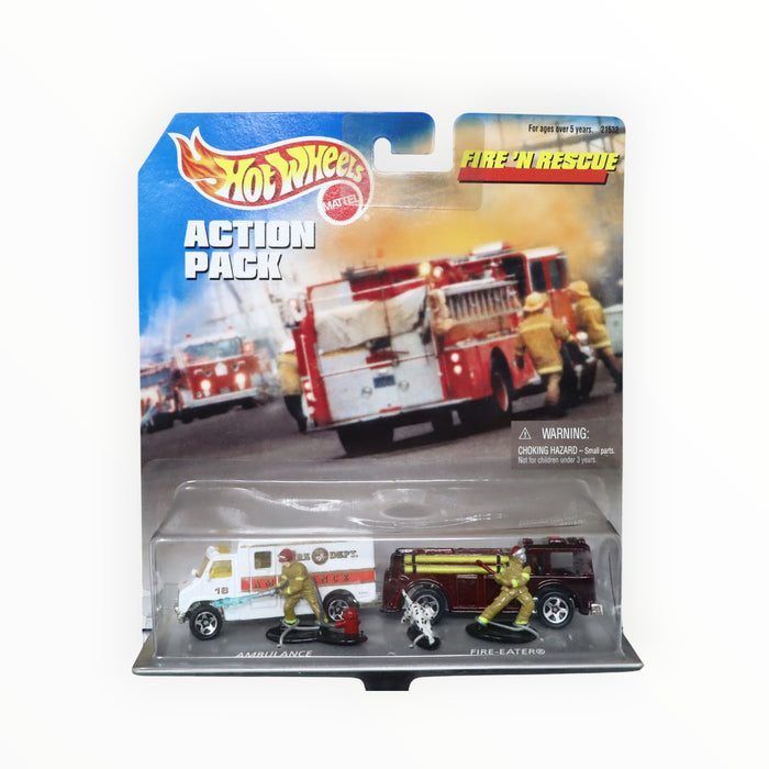 Hot Wheels Fire 'n Rescue - Action Packs (1999)