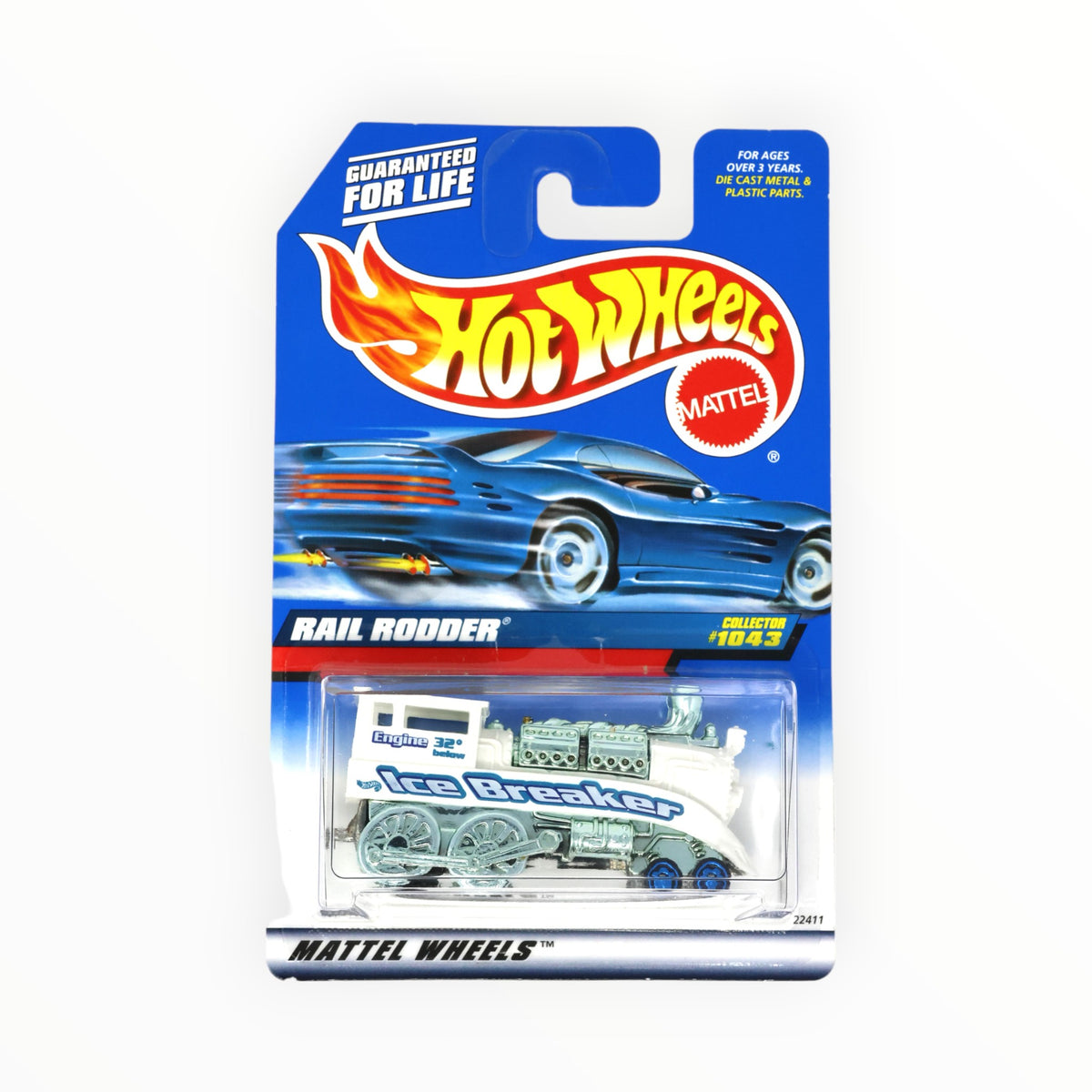 Hot Wheels Rail Rodder (White w/ Black 5SP's) - Mainline (1999) #1043 ...