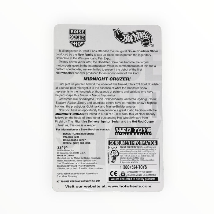 Hot Wheels Midnight Cruiser! (Boise Roadster Show) Promo (1998)