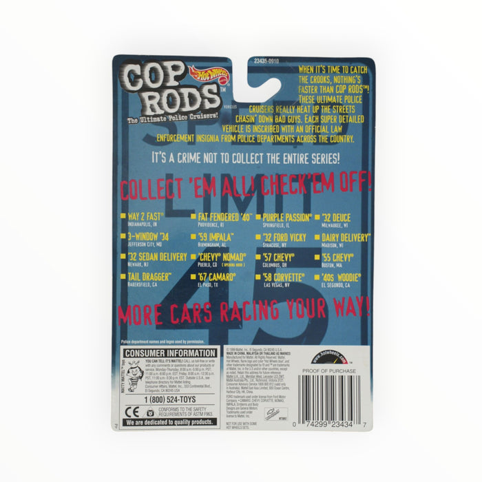 Hot Wheels Way 2 Fast - Cop Rods (1999) 1/16