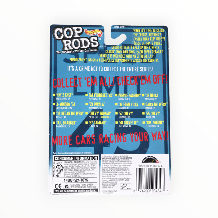 Hot Wheels 3-Window '34 - Cop Rods (1999) 2/16