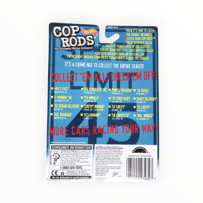 Hot Wheels '32 Ford Delivery - Cop Rods (1999) 3/16