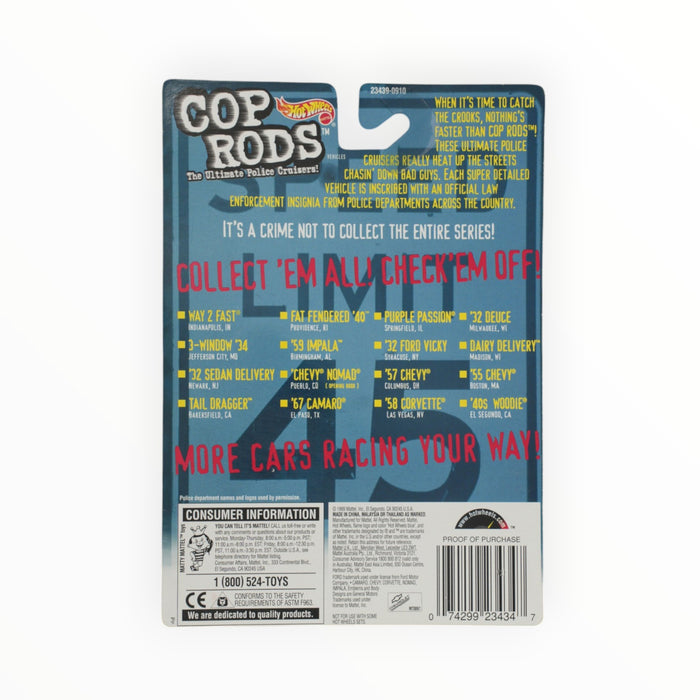 Hot Wheels Fat Fendered '40 - Cop Rods (1999) 5/16