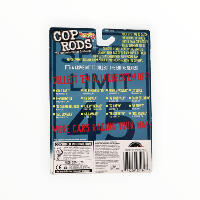 Hot Wheels Chevy Nomad - Cop Rods (1999) 7/16