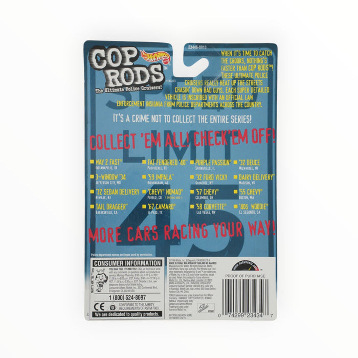 Hot Wheels '58 Corvette - Cop Rods (1999) 12/16