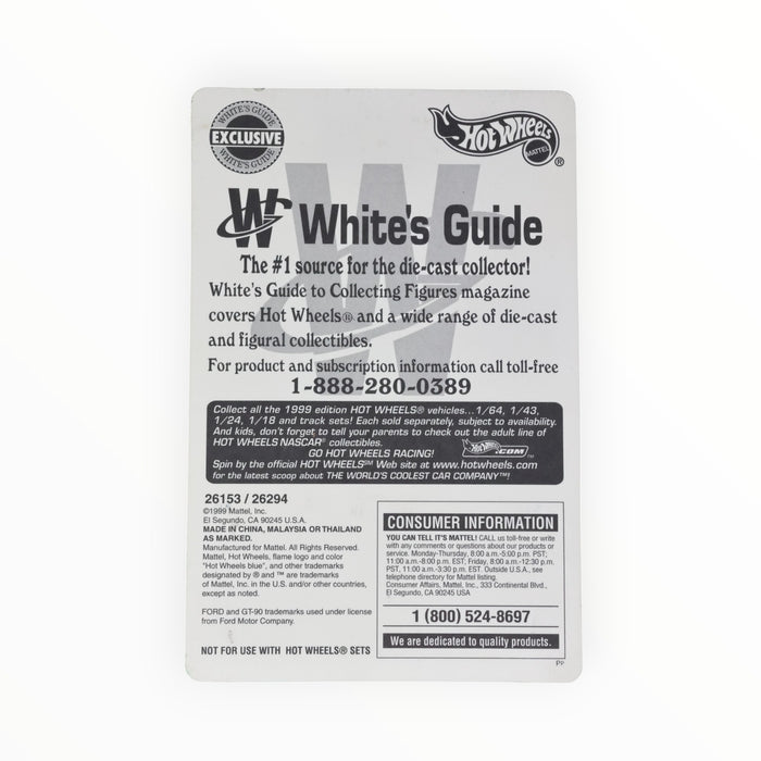 Hot Wheels Ford GT-90 (White's Guide) Promo (1999)