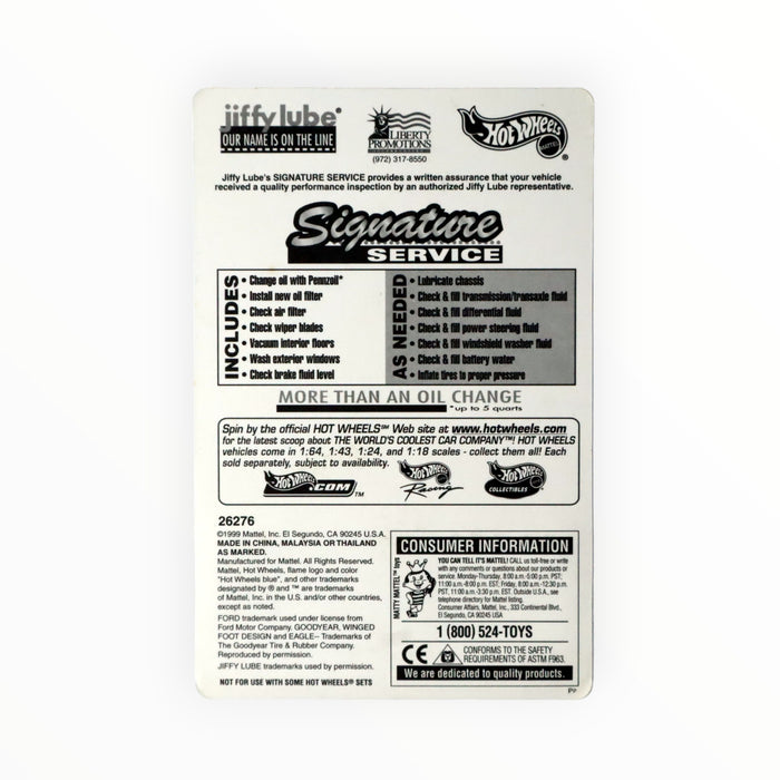 Hot Wheels '56 Ford Truck (Jiffy Lube) Promo (2000)