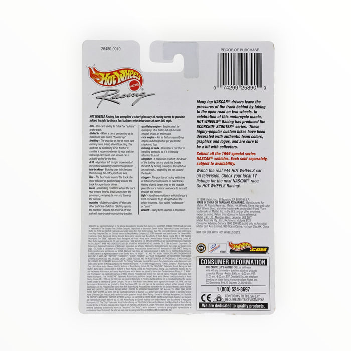 Hot Wheels Scorchin' Scooter (#43, STP) Pro Racing (2000)