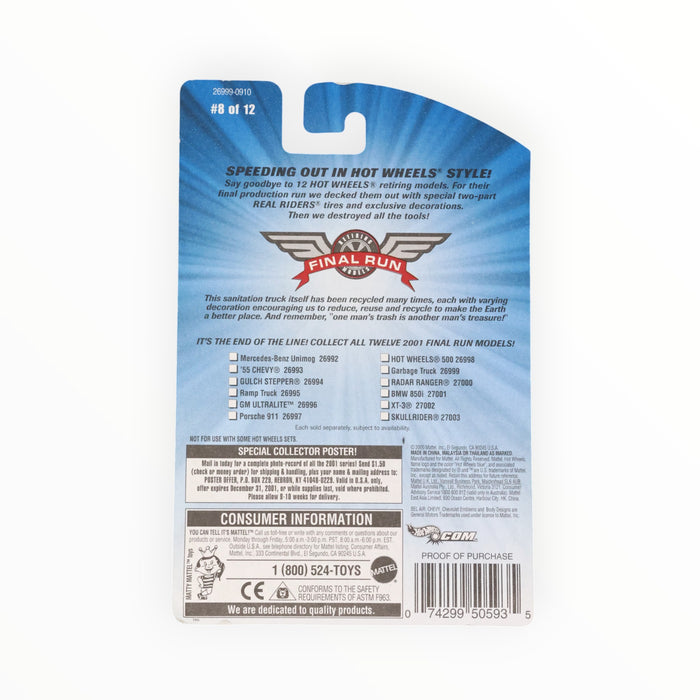 Hot Wheels Garbage Truck - Mainline (2001)