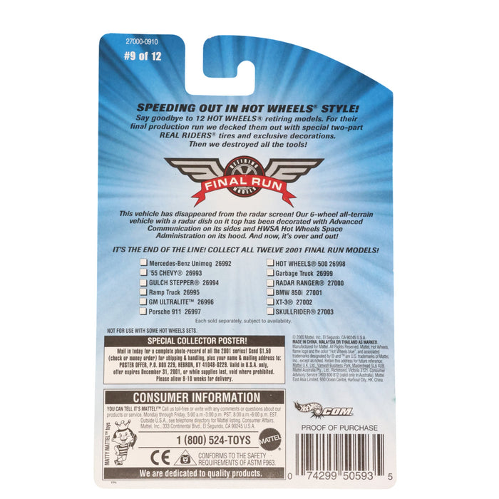 Hot Wheels Radar Ranger - Mainline (2001)