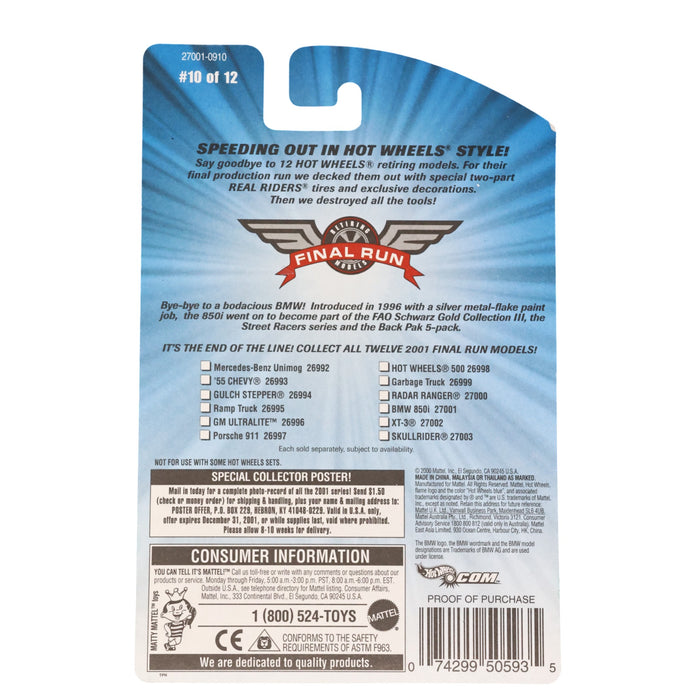 Hot Wheels BMW 850i - Mainline (2001)