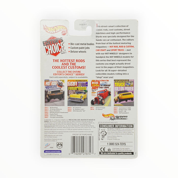 Hot Wheels '34 Ford 3-Window - Editor's Choice (2000) 14/16