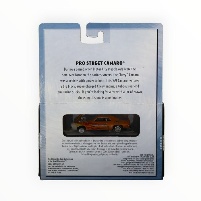 Hot Wheels 1969 Chevy Camaro Pro Street - 100% Hot Wheels (2001)