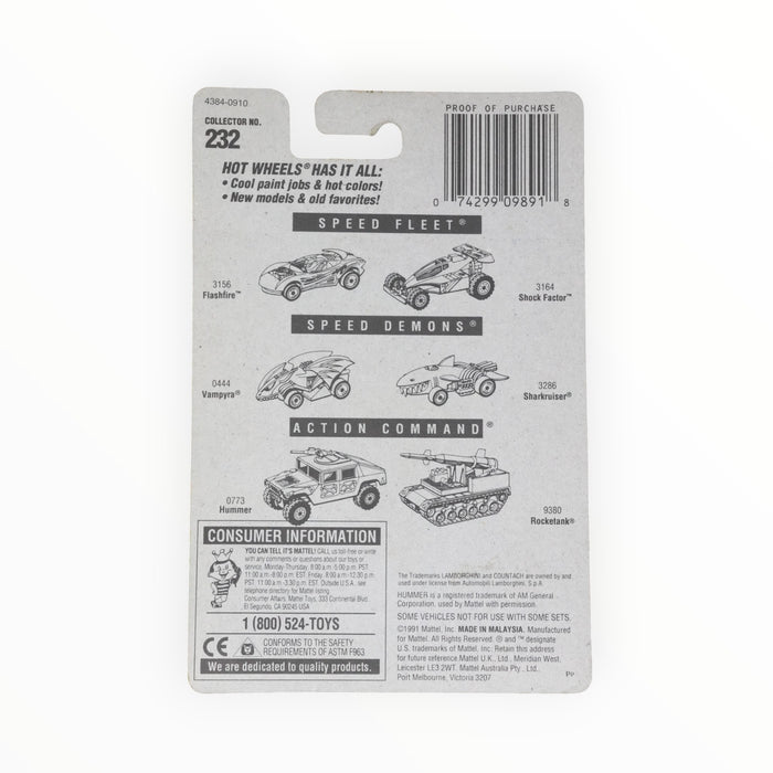 Hot Wheels Lamborghini Countach - Mainline (1996) #232