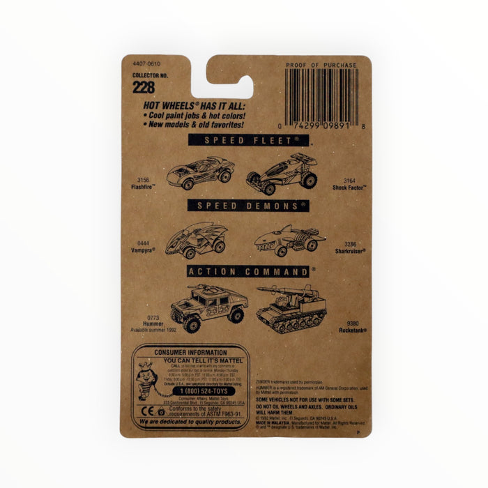 Hot Wheels Zender Fact 4 - Mainline (1993) #228