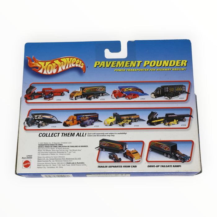 Hot Wheels Streamlined Cabover Truck / Tail Dragger - Truckin' Transporters (2003)