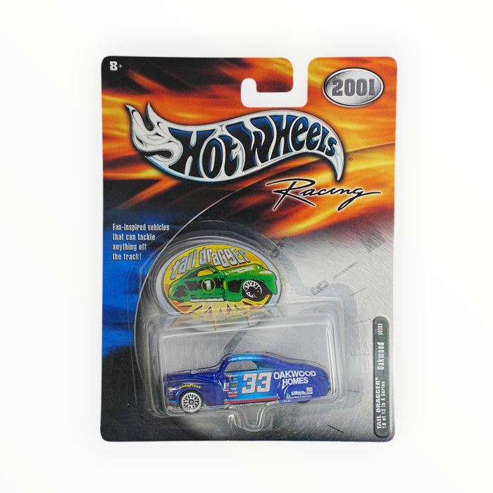 Hot Wheels Tail Dragger (#33, Oakwood Homes) Pro Racing (2001)
