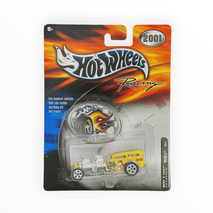 Hot Wheels Way 2 Fast (#36, M&M's) Pro Racing (2001)