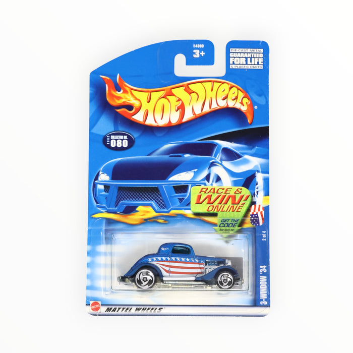 Hot Wheels 3-Window '34 - Mainline (2002) 80/240