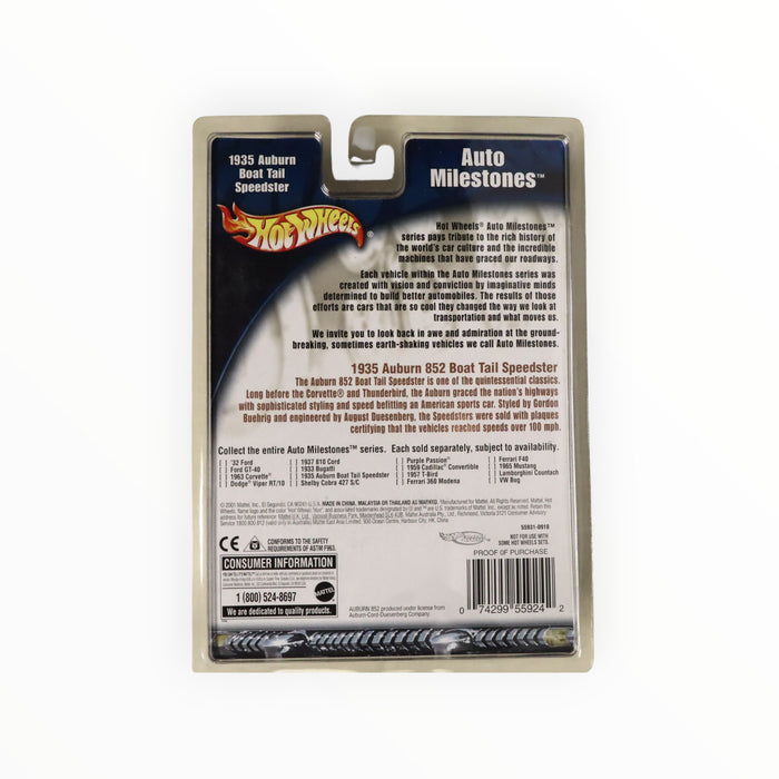 Hot Wheels 1935 Auburn Boat Tail Speedster - Auto Milestones (2002)
