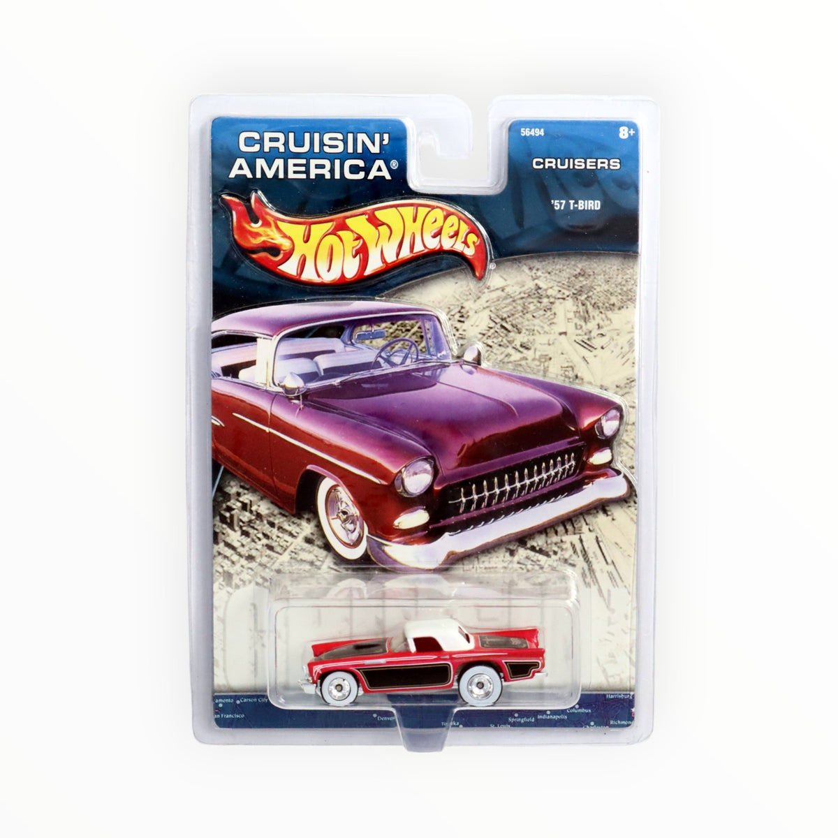 Hot Wheels '57 T-Bird - Cruisin' America (2002) — 99Diecast