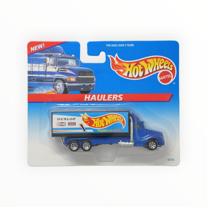 Hot Wheels Standard Box Truck (Dunlop Team Racing) Haulers (1997)