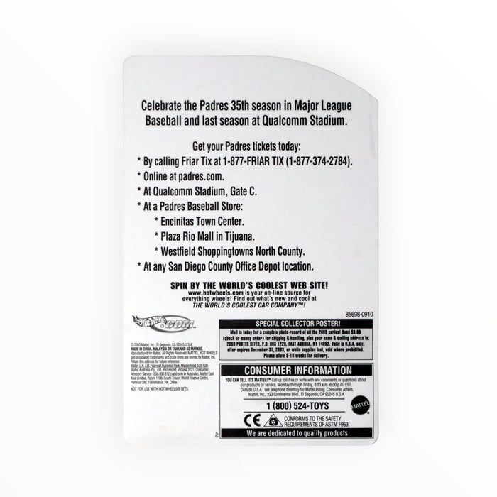 Hot Wheels Scorchin' Scooter (San Diego Padres) Promo (2003)