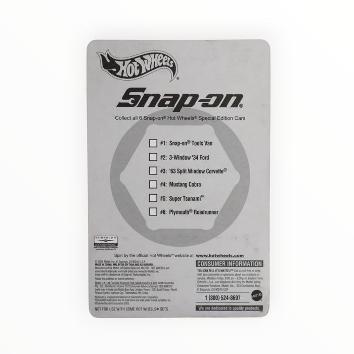 Hot Wheels Plymouth Road Runner - Snap-On Tools (2003) 6/6