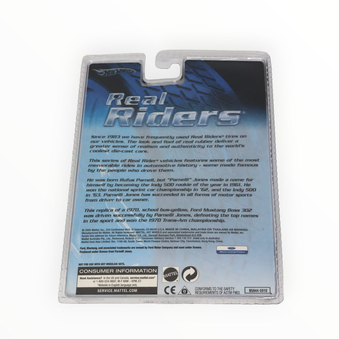 Hot Wheels '70 Ford Mustang Boss 302 - Parnelli Jones - Real Riders (2005)