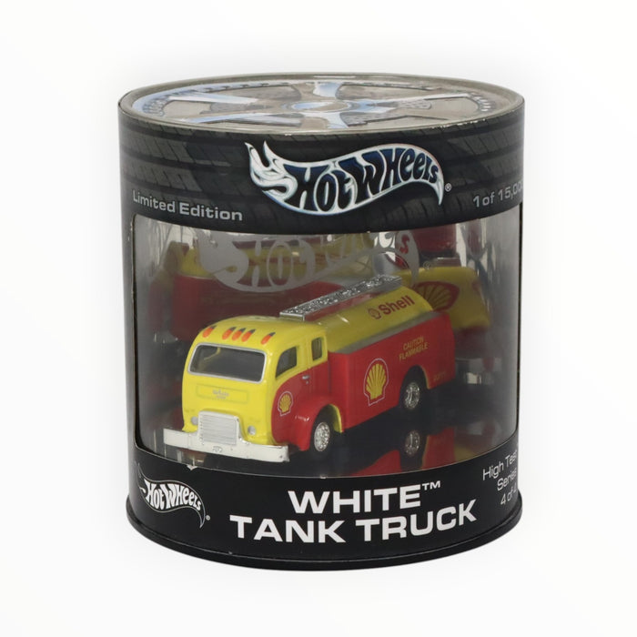 Hot Wheels White Tank Truck - 100% Showcase (2004)
