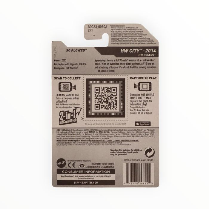 Hot Wheels So Plowed - Mainline (2014) 50/250